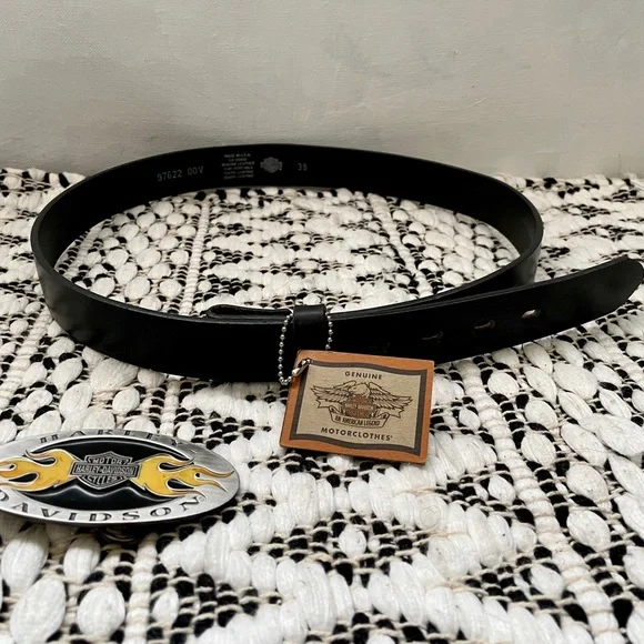 Harley belt new with belt buckle - Picture 2 of 3